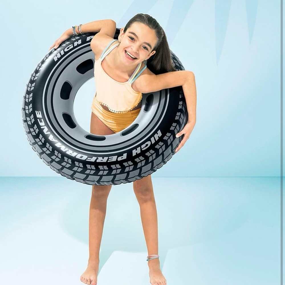 ❇️ 🆕 $5 Add-On | Intex 36" Inflatable Tire Pool Floatie - Picture 2 of 5